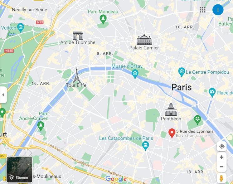 Apartament Petite Maison Avec Cour Dans Les Beaux Quartiers-Vous Faites Le Menage- Very Good Prices For T-H-E Location But You Have To Clea-N Th-E Flat Paryż Zewnętrze zdjęcie